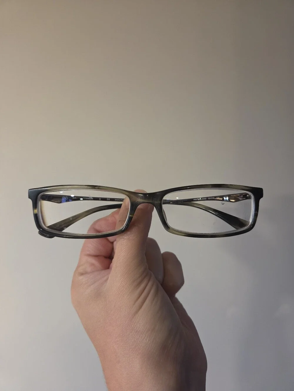 Ray-Ban RB5160 2359 Titanium Youth Eyeglasses Frames Grey Tortoise 53-16